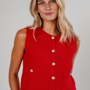Feeling Inspired Knit Button Front Top