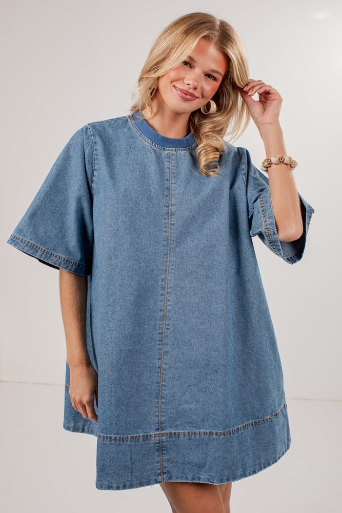 Georgia Girl Denim Mini Dress