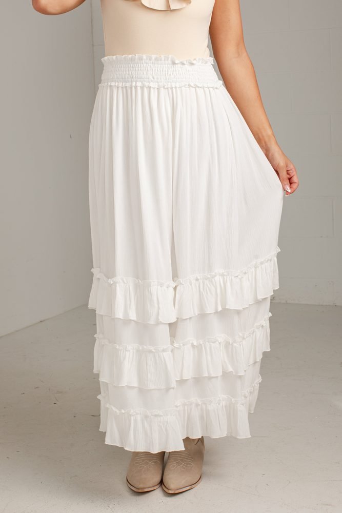 Homegrown Ruffle Maxi Skirt