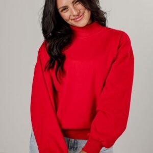 Made For This Mock Neck Sweatshirt