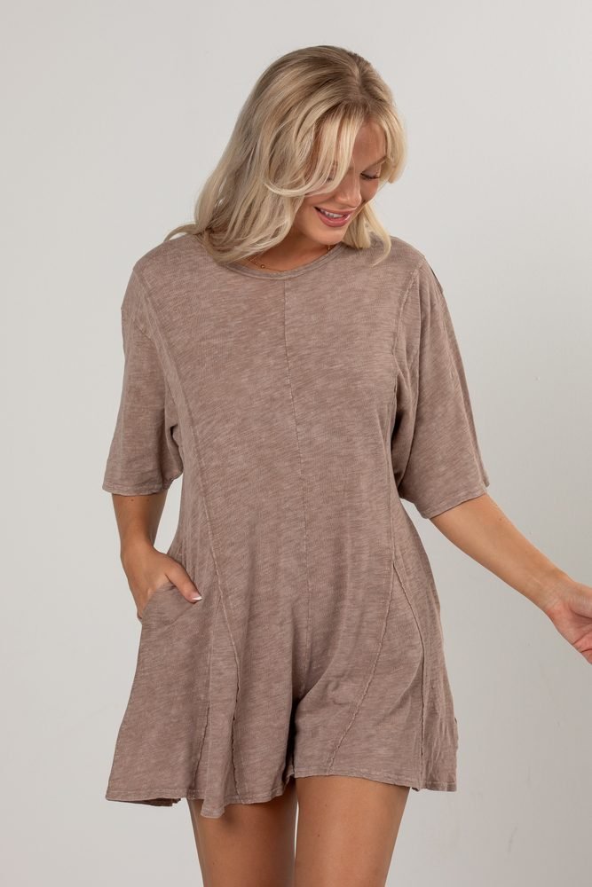 Over And Over T-Shirt Romper