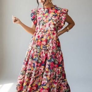 Pretty As Ever Multi Floral Maxi Dress