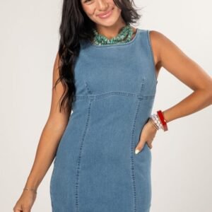 Runaway West Denim Mini Dress
